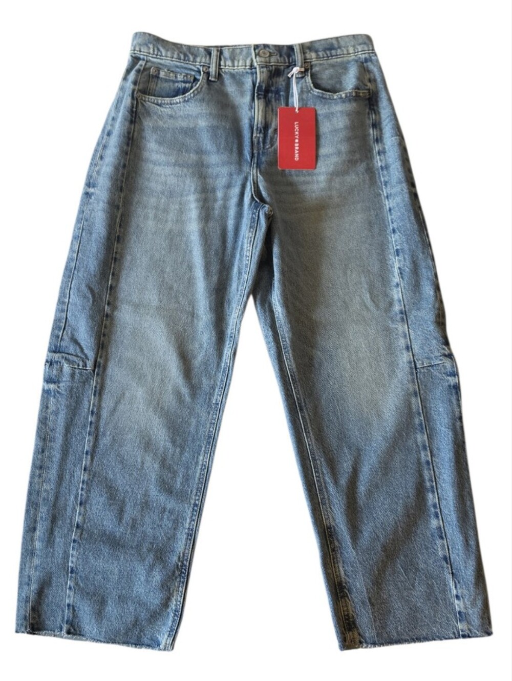 🆕️ Lucky Brand 2025 Raw Hem Barrel Leg Jeans